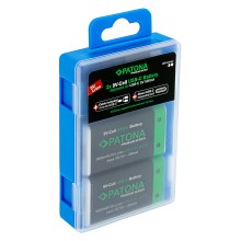 PATONA Premium 2x Akumulatory 9V 6F22 litowe 3600mWh 9V z USB-C i kablem USB-C z 1x do 2x