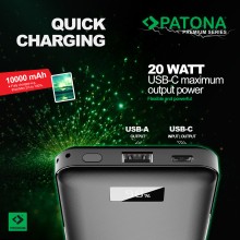 PATONA Premium Powerbank Stark 3.0 PD20W 10.000mAh