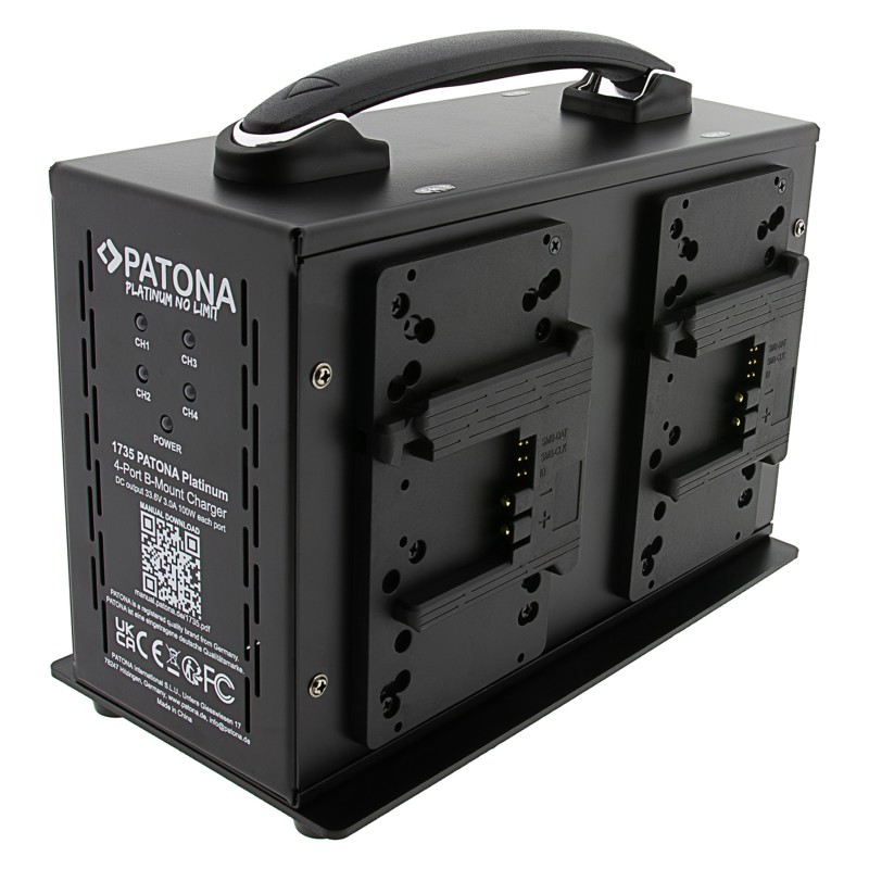 PATONA Platinum Ładowarka 4-kanałowa B-Mount