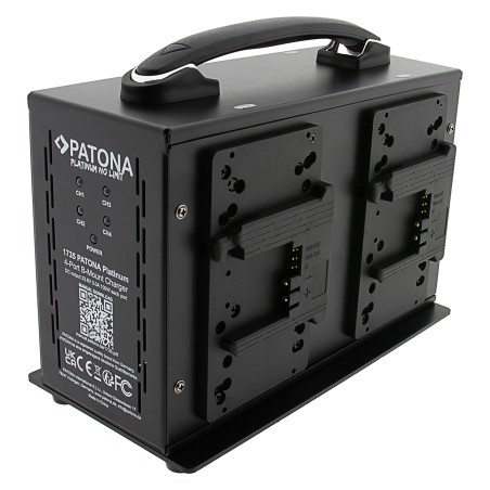 PATONA Platinum Ładowarka 4-kanałowa B-Mount
