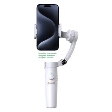 PATONA Premium 3-osiowy gimbal do smartfona z mini lampką i statywem w zestawie