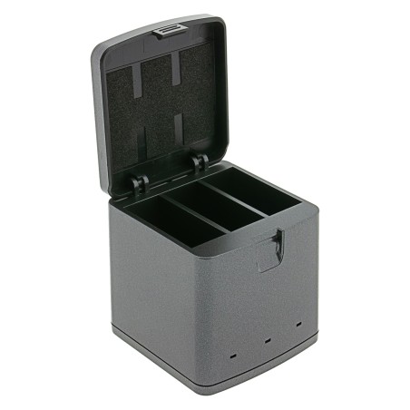 PATONA Premium potrójna ładowarka do GoPro MISSION 1 MISSION 1 PRO, Hero 13 z kablem USB-C