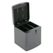 PATONA Premium potrójna ładowarka do GoPro MISSION 1 MISSION 1 PRO, Hero 13 z kablem USB-C