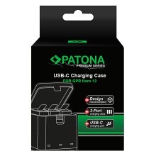 PATONA Premium potrójna ładowarka do GoPro MISSION 1 MISSION 1 PRO, Hero 13 z kablem USB-C PATONA Premium potrójna ładowarka do GoPro MISSION 1 MISSION 1 PRO, Hero 13 z kablem USB-C