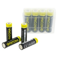 PATONA 4x akumulatorki paluszki AA LR6 2450mAh w pudełku do przechowywania/transportu PATONA 4x akumulatorki paluszki AA LR6 2450mAh w pudełku do przechowywania/transportu