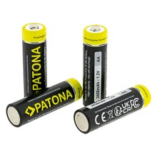 PATONA 4x akumulatorki paluszki AA LR6 2450mAh w pudełku do przechowywania/transportu PATONA 4x akumulatorki paluszki AA LR6 2450mAh w pudełku do przechowywania/transportu