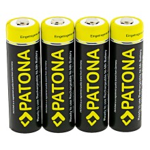 PATONA 4x akumulatorki paluszki AA LR6 2450mAh w pudełku do przechowywania/transportu PATONA 4x akumulatorki paluszki AA LR6 2450mAh w pudełku do przechowywania/transportu