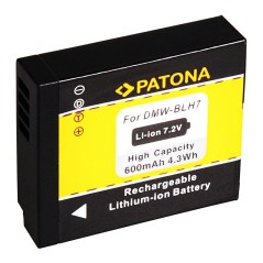 PATONA Bateria f. Panasonic DMC-GM1 DMW-BLH7E GM1 BLH7E