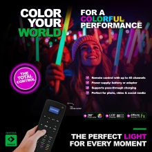 PATONA Premium Tuba LED RGB Dynamic 43 RC100 foto/wideo z 464 diodami LED