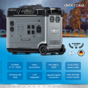 PATONA Platinum Powerstation Autarc 5000 Pro / 5120Wh PD100W USB-C USB-A QC AC DC / LiFePO4