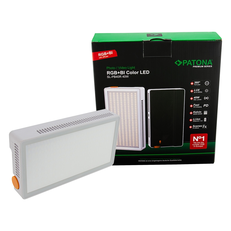 PATONA Premium Lampka LED RGB+Bi-Color SL-PB40R 40W PATONA Premium Lampka LED RGB+Bi-Color SL-PB40R 40W