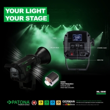 PATONA Premium Lampa LED 300W COB ML-3000 Bowens