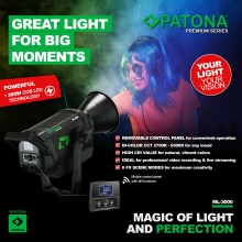 PATONA Premium Lampa LED 300W COB ML-3000 Bowens