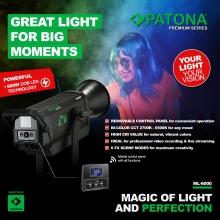 PATONA Premium Lampa LED 600W COB ML-6000 Bowens