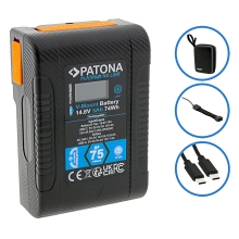 PATONA Platinum Akumulator V-Mount BP-75W PD65 74Wh PATONA Platinum Akumulator V-Mount BP-75W PD65 74Wh