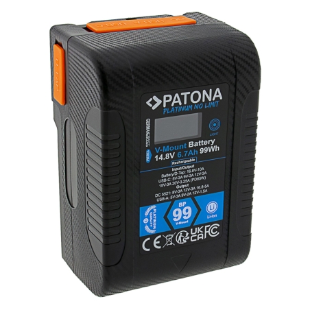 PATONA Platinum Akumulator V-Mount BP-99W PD65 99Wh