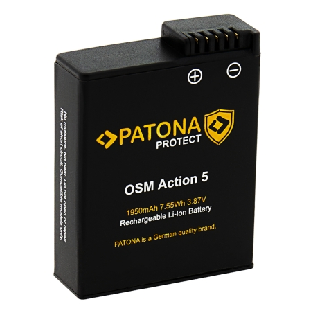 PATONA PROTECT Akumulator BCX202 do kamer sportowych DJI Osmo Action 3 4 5 6