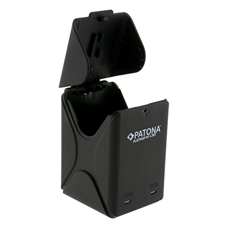 PATONA Platinum Dual-Charger - Etui ładujące do kamer sportowych PATONA Action Cam Life SL5