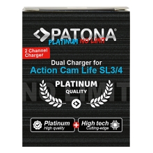 PATONA Platinum Ładowarka Dual Charger do PATONA Action Cam Life SL3 i SL4 PATONA Platinum Ładowarka Dual Charger do PATONA Action Cam Life SL3 i SL4