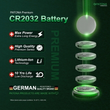 PATONA Premium Bateria guzikowa CR2032 3V (10 sztuk)
