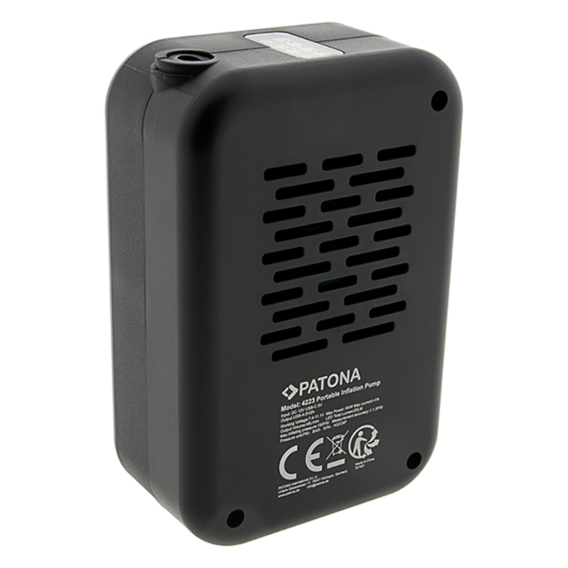 Zdjecie produktu: PATONA Pompka Elektryczna do opon samochodowych, rowerowych, materacy, piłek Powerbank Lampka LED