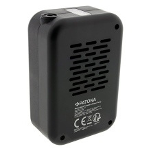 PATONA Pompka Elektryczna do opon samochodowych, rowerowych, materacy, piłek Powerbank Lampka LED