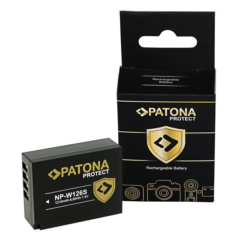 PATONA PROTECT Akumulator NP-W126S do Fuji X-T3 VPB-XT3 HS33 EXR Finepix-Pro 1 HS30 X-M5 PATONA PROTECT Akumulator NP-W126S do Fuji X-T3 VPB-XT3 HS33 EXR Finepix-Pro 1 HS30 X-M5