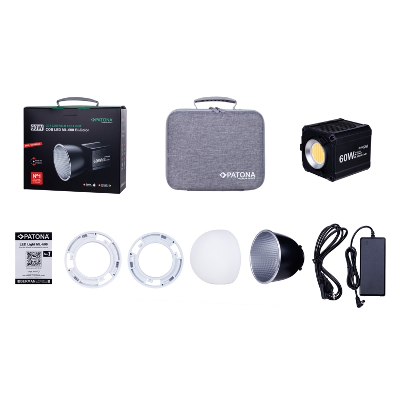 PATONA Premium Lampa LED COB 60W ML-600 Bowens