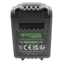 PATONA Premium Akumulator do DeWALT DCB184 18V 5Ah XR DCD796 DCF887 DCG405 PATONA Premium Akumulator do DeWALT DCB184 18V 5Ah XR DCD796 DCF887 DCG405
