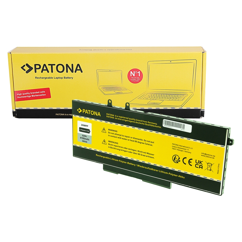 PATONA Standard Bateria do Dell Latitude 5410 5511 5401 5501 5411 Precision 3540 3541 3551 3HWPP
