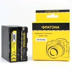 PATONA Standard Bateria Sony NP-F970D LED z wejściem USB-C i wyjściem USB-A + kabel USB-A do USB-C