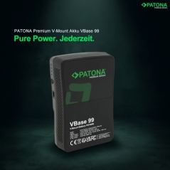 PATONA Premium Akumulator V-Mount VBase 99 PD100 99Wh USB-C USB-A D-Tap