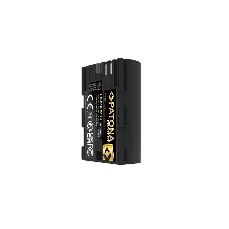 PATONA PROTECT Akumulator Canon LP-E6P do EOS R5 R6 Mark II 8K-ready 6A PATONA PROTECT Akumulator Canon LP-E6P do EOS R5 R6 Mark II 8K-ready 6A