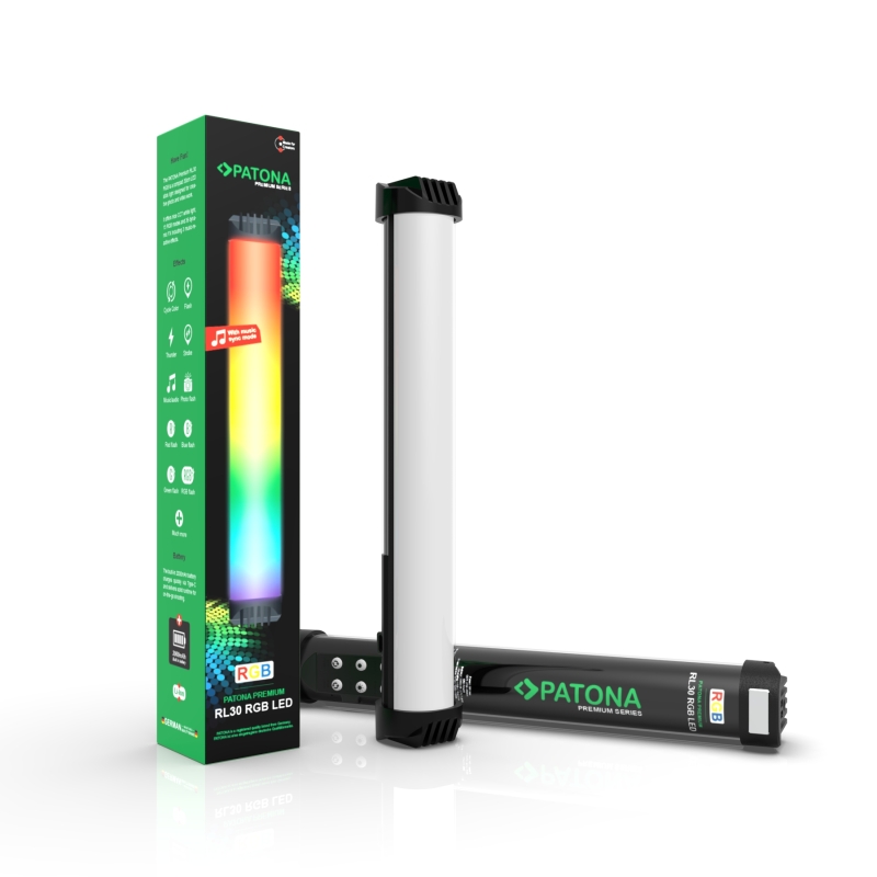 PATONA Premium Lampa Tuba Miecz LED RGB RL30 - 30cm PATONA Premium Lampa Tuba Miecz LED RGB RL30 - 30cm