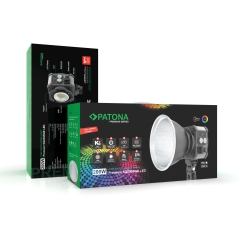 PATONA Premium Lampa SQ200RGB LED 200W Bowens