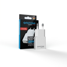 PATONA Platinum Ładowarka płaska GaN PD20W 1x USB-C PD3.0 QC3.0 (czarna) PATONA Platinum Ładowarka płaska GaN PD20W 1x USB-C PD3.0 QC3.0 (czarna)
