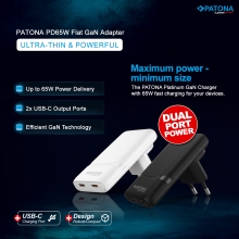 PATONA Platinum Ładowarka płaska GaN PD65W PATONA Platinum Ładowarka płaska GaN PD65W
