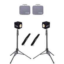 Studio Set 120W – oświetlenie, statywy, pokrowce w komplecie