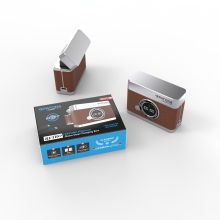 PATONA Platinum Retro Dual Charging Case USB-C do Fuji NP-W126, NP-W126S – ładowarka + etui (PD/QC, LED)