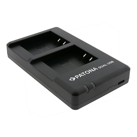 PATONA Ładowarka podwójna USB-C do Ricoh DB-120 (GR IV) + kabel USB-C