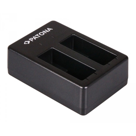 PATONA Zestaw Ładowarka podwójna + 4x akumulator do GoPro Hero 8 AHDBT-801 Hero 7 AHDBT-701 Hero 6 Hero 5 AHDBT-501