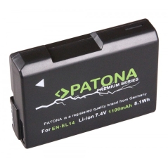 PATONA Zestaw Ładowarka podwójna + 4x Bateria Premium do Nikon EN-EL14 Coolpix P7800 P7700 P7000 D5300