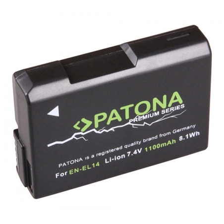 PATONA Zestaw Ładowarka podwójna + 4x Bateria Premium do Nikon EN-EL14 Coolpix P7800 P7700 P7000 D5300