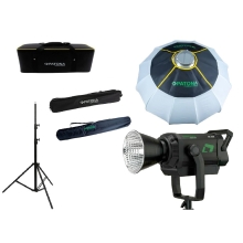 Profesjonalny zestaw studyjny 300W + Softbox + statyw+ pokrowce