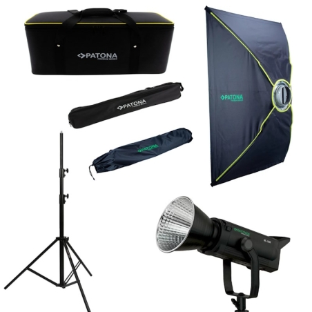 Profesjonalny zestaw studyjny 150W + Softbox 70X100 + statyw+ pokrowce