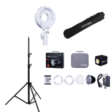 Profesjonalny zestaw Lampa Foto Wideo LED COB 60W ML-600 Mocowanie Bowens, Torba, Statyw Profesjonalny zestaw Lampa Foto Wideo LED COB 60W ML-600 Mocowanie Bowens, Torba, Statyw