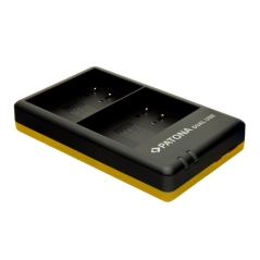 PATONA Zestaw Ładowarka podwójna + 4x Bateria do Panasonic Lumix DMC-GH3 DMC-GH3A DMW-BLF19 BLF19E