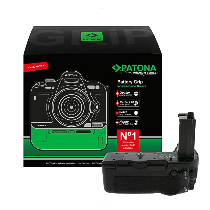 PATONA Premium Battery Grip VG-C5 RC-L do Sony A9 III / A1 II (na 2× akumulatory NP-FZ100) z pilotem 2.4GHz