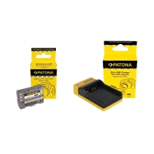 PATONA Zestaw ładowarka USB-C akumulator do Konica Minolta Nikon EN-EL3 Dynax 5D 7D Nikon EN-EL3 PATONA Zestaw ładowarka USB-C akumulator do Konica Minolta Nikon EN-EL3 Dynax 5D 7D Nikon EN-EL3