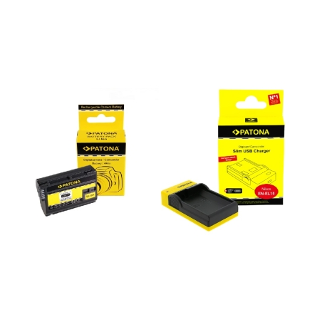 Zestaw ładowarka USB-C i Akumulator ﻿EN-EL15 1 V1 EN-EL15 D600 D610 D7000 D7100 D800 D8000